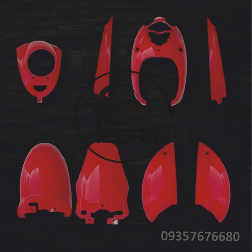 فلاپ کامل رنگی پاکشتی یاماها گوجه ایی